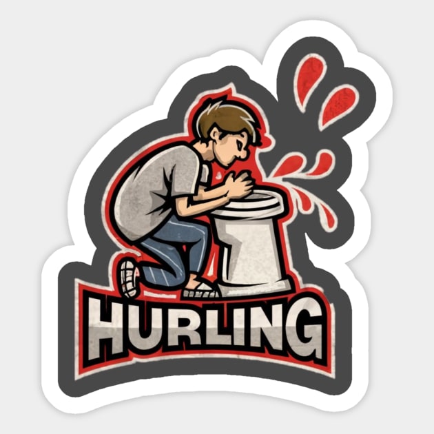 Hurling Sticker by Jason's Finery